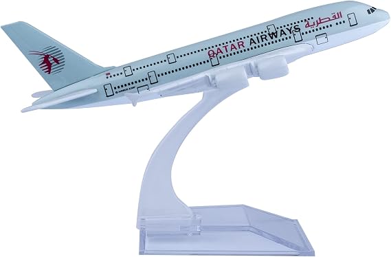 Model Airplane 1:400 A380 Model Plane Diecast Airplanes for Gift and Collection