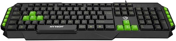 Hytech HYK-46 GAMY Siyah USB Yeşil Tuşlu Q Gaming Oyuncu Klavyesi