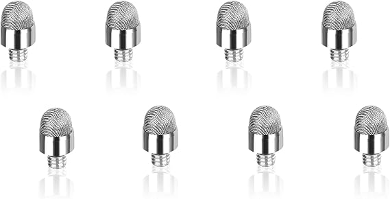 Replacement Fiber Tips 8 Pcs for StylusHome 7MM Fiber Stylus Pens Only | High Precision Sensitivity,Universal