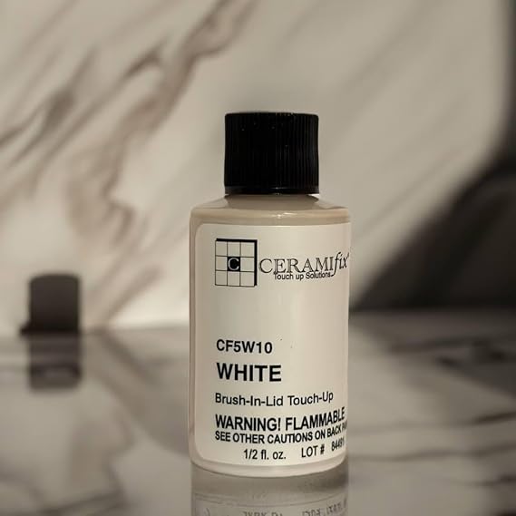 Ceramifix .5 oz White Touch up Paint for Tile, Appliances and More