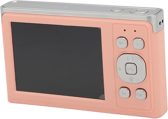 Digital Camera, 50MP 750Mah 16X Zoom Digital Zoom Camera Electronic Anti-Shake 4K Pink