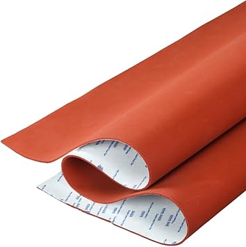 500X500MM Silicone Sponge Sheet Thickness 1mm-6mm Heat Conductive Silica Gel Filler Rubber Plate Foam Rubber Board(Thickness 2MM)
