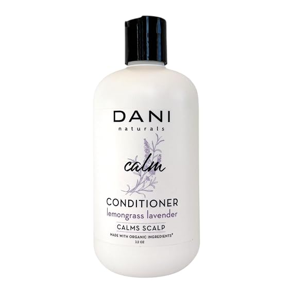 DANI Naturals Lemongrass Lavender Conditioner, Sulfate-Free, Vegan,12 fl oz
