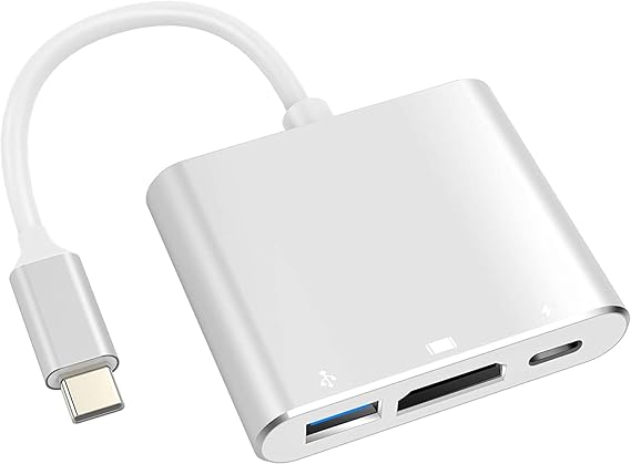Battony USB C to HDTV Adapter, Type C Multiport AV Converter