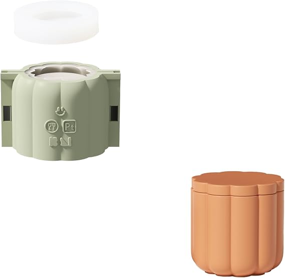 Candle Vessel Silicone Mold for Concrete, Candle Jar Planter Molds Silicone Mould for DIY