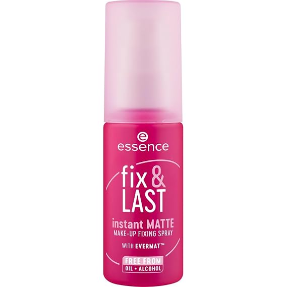 essence Fix & Last Instant Matte Makeup Fixing Spray, Oil Control