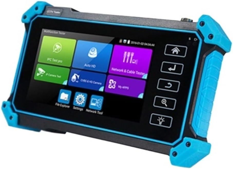CCTV Camera Tester, 5.4 CCTV IPC Tester AHD CVI TV SDI Camera Testing 4K IP Camera Tester IPC-5200 Plus PTZ VGA Input Cable Tracer CCTV TesterIPC-5100 Plus