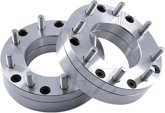 ezaccessory 2 Wheel Adapters 5x135 to 8x6.5 Fits Ford F150 97-03 Hub & Mount 8 Lug Wheels from Early Chevy Ford