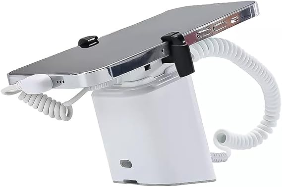 Mobile Phone Anti-Theft Alarm Stand - Cell Phone Security Display Holder Smartphone Burglar Alarm System (US Plug) (for Type-C Interface)