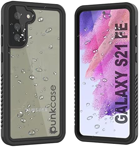 Punkcase Galaxy S21 FE Waterproof Case [Extreme Series] [Slim Fit] [IP68 Certified] [Shockproof] [Dirtproof] [Snowproof] Armor Cover for Galaxy S21 FE 5G 6.41 2021 [Black]