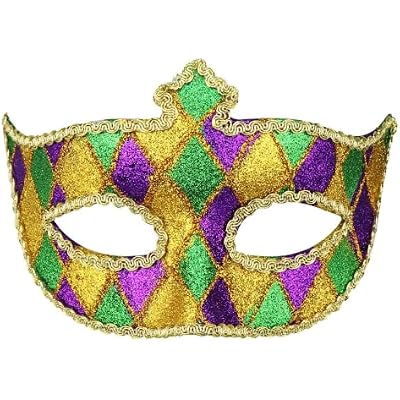 Coddsmz Masquerade Mask Venetian Party Halloween Mask Costumes Mardi Gras Mask St. Patricks Day Mask Party Accessory