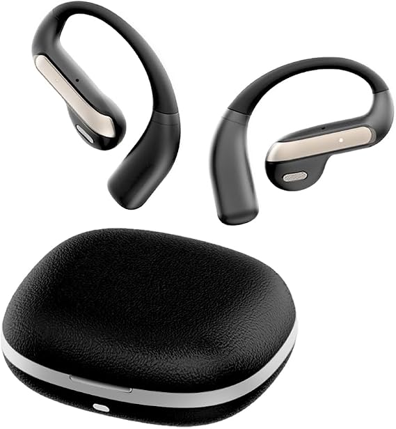 Wireless Earbuds Bluetooth Headphones, Over Earbuds with Earhooks V5.4 Ear Buds in Ear Headphones Stable Connection, Stereo Deep Bass, Lightweight inear Earphones with Mic for iPhone Android Phone