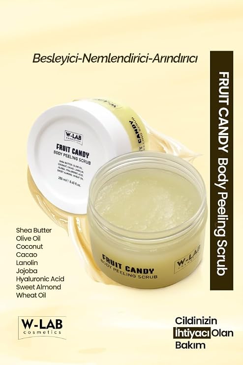W-Lab Kozmetik Fruit Candy Body Peeling Scrub 250 Ml