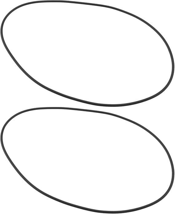 2pcs Turntable Drive Belt Elasticity Belt Record Player Belt Replacement Rubber Belt Compatible with Rega Turntables Wire diameter 1.8mm Inner diameter 109mm