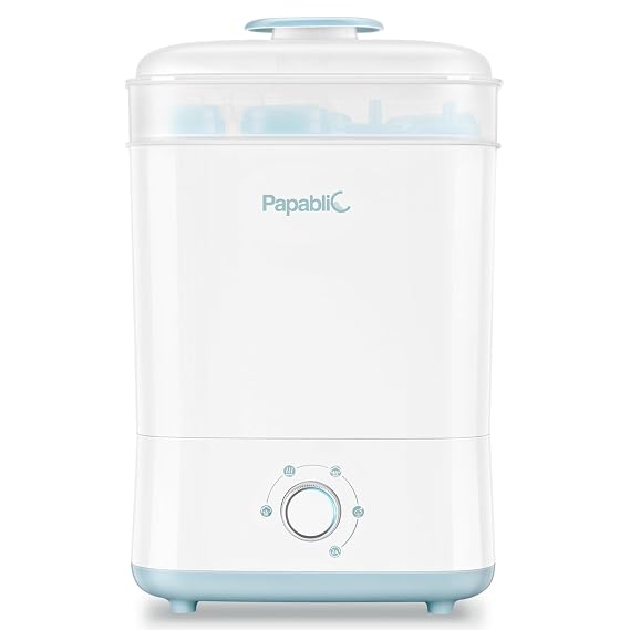 Papablic Baby Bottle Sterilizer and Dryer Pro, 10 Bottles Large Capacity