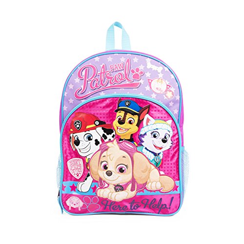 Pink Paw Patrol Skye Backpack for Girls, 16 in. Skye & Friends School Bag