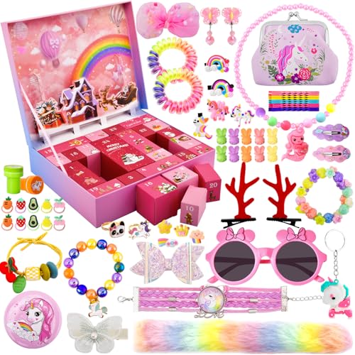 Advent Calendar 2026, Unicorn Gifts 24 Days Xmas Count Down Box, Countdown Calendar Surprises
