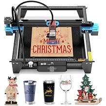 TTS-10 PRO 10W Laser Engraver,Laser Cutter,Laser Engraving Machine,0.06mm Laser Spot 30000mmmin, Offline Usage CNC Laser Engravers for Wood Metal Acrylic Glass Leather