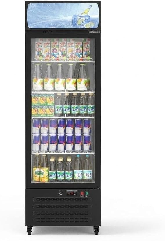 IDEALHOUSE Commercial Display Refrigerator 11.3 Cu.ft