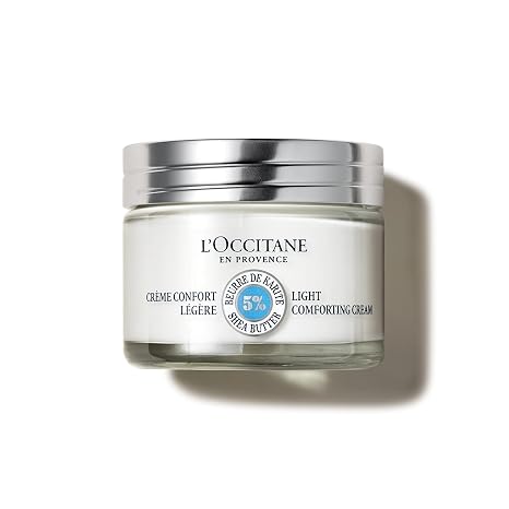 L'OCCITANE 5% Shea Butter Face Cream, Non-Comedogenic, For Sensitive Skin