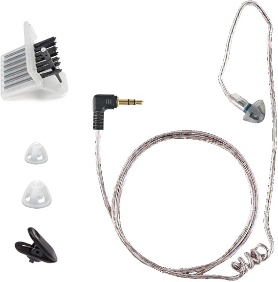 Whisper, Covert Police Listen Only Earpiece, 3.5mm (EP1079SC), Tubeless