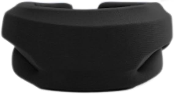 Neck Brace Cervical Collar - Neck Support Brace for Sleeping, Soft Foam Wraps Keep Vertebrae Stable and Aligned for Relief of Cervical Spine Pressure Black Medium(12.6-15.8 Inch)