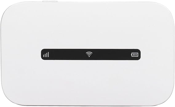 4G LTE Mobile Hotspot, Wireless Portable WiFi for Travel, 10 Connected Devices, 150Mbps Pocket WiFi, for Smartphones, Laptops, TV, for Europe Asia, White