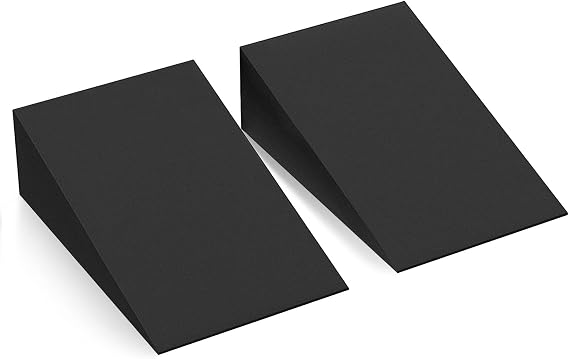 Yoga Wedge Block Foam Squat Wedges Slant Board, 2 Pcs Calf Stretcher