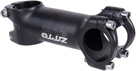 ZTTO Bike Stem 7 Degree 31.8mm, Mountain Bike Stem 32/60/80/90/100mm Length High-Strength Lightweight Bicycle Handlebar Stem For XC, AM, Road Bike, BMX (100mm)