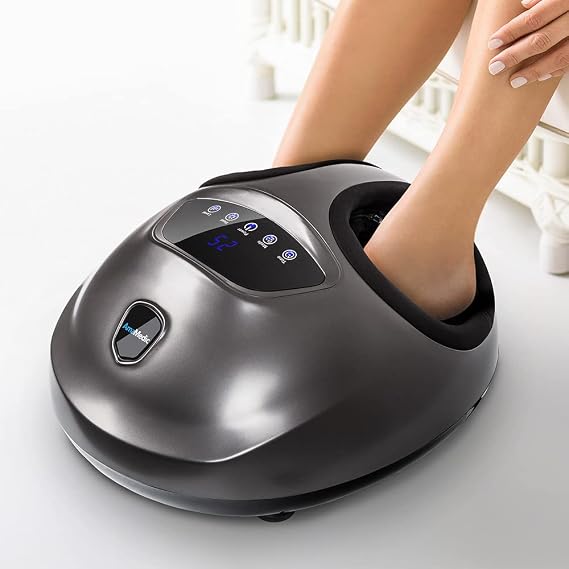Osaki AmaMedic 2022 AM 919 Shiatsu Foot Massager with Heat Three Massage Rollers to Improve Blood Circulation for Home or Office