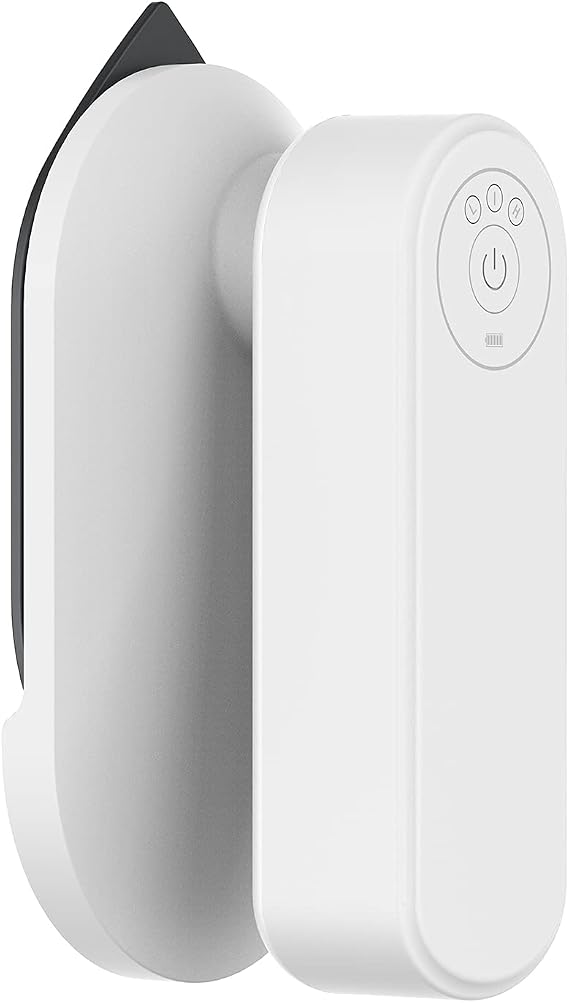 LANRU Portable Mini Electric Iron Cordless Rechargeable Dry Iron Wrinkle Remover Touch-Up Ironing for Home Business Trip Travel