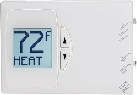 PSD111B 10-Pack, Non-Programmable Vert/Horiz 1-Heat/1-Cool Thermostat | Vert/Horiz Mounting, Batteries Included