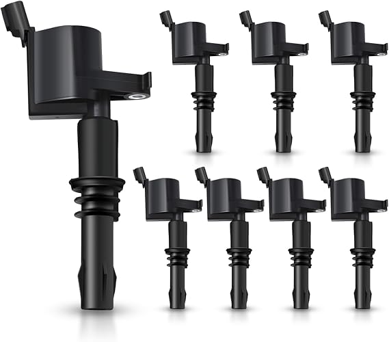 MAS Set of 8 Ignition Coils Compatible with Ford Expedition Explorer F150 F250 F350 Super Duty Lincoln Navigator Mark LT Mercury Replacement for DG511 C1541 FD508
