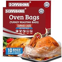Turkey Oven Bags for Perfect Roasting - 21.7 x 23.6, 20 Counts, Large Size Turkey Cooking Bags for Oven, Locks in Juices for Flavorful Turkey - Thanksgiving, Christmas Essentials