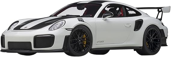 AUTOart 1/18 911 991-2 GT3 RS Weissach Package 2019 Black Rims White Black 78171