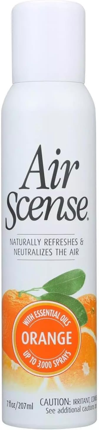 Air Scense Air Freshener, Orange - 7 Oz, 4 pack (Value Bulk Multi-pack)