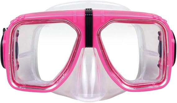 Navigator Dual Lens Universal Fit Adult Dive Mask with an Easy Swivel Buckle System