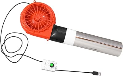 5V USB BBQ Air Blower Portable BBQ Blower Compact Lightweight Electric Blower BBQ Fan for CampingPicnicCookingOutdoor, Style C