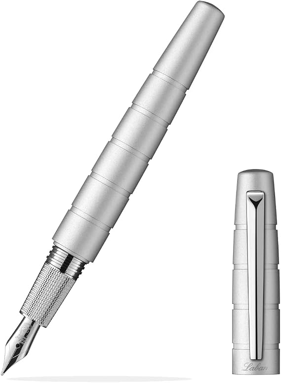 Laban Solar Fountain Pen - Mercury - Broad Nib