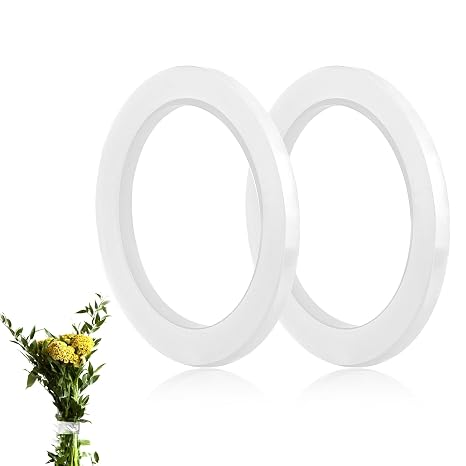 Clear Floral Tape, 2 Rolls 1/4" Wide Floral Tape for Fresh Flowers