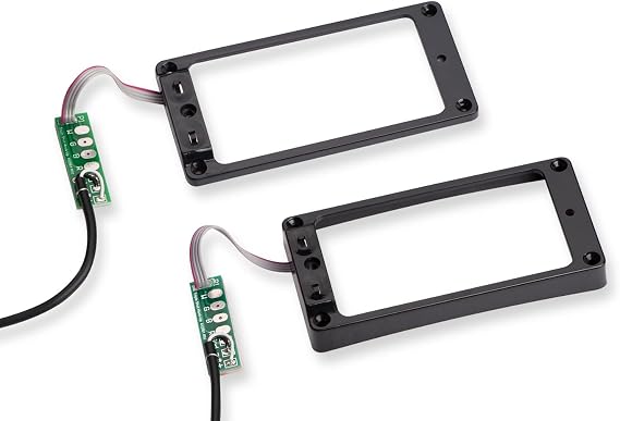 Seymour Duncan Ts-2 Triple Shot Carved Top Pickup Mounting Ring Black Set