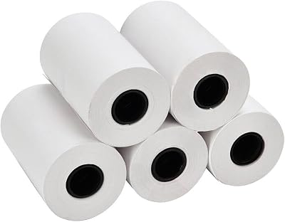 50 GSM Paper Thickness CORE 2 14 x 85 Thermal Credit Card Receipt Paper for POS machine fits Verifone vx810, stp-103111 - Paper of America