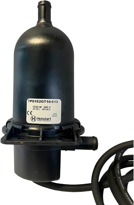 Original HOTSTART Engine Heater TPS152GT10-013 - Coolant preheater | 1500 watts 240V 6.3A | ON: 100F (38C) Off 120F (49C)
