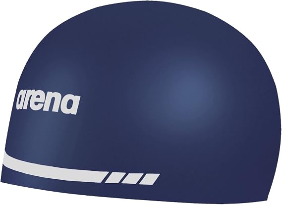 Arena 3D Soft USA Unisex Adult Silicone Swim Cap for Men and Women Swimming Training Racing Bathing Cap Competitive Swimmers