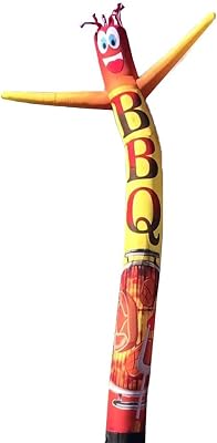 BBQ Barbecue 20 Foot Tall Inflatable Tube Man Air Powered Waving Puppet for Outdoors, Replacement Dancer Only