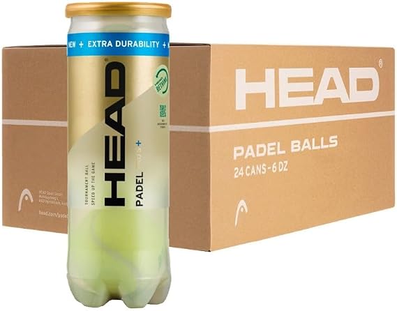Head Padel Pro S + Box of 24 Tubes of 3 Balls