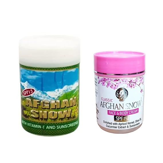 RSINC Afghan Snow Skin Cream From India With Free Classic Afghan Snow Cream