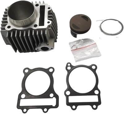 66MM Large Bore Racing Piston Kit Compatible with 212cc Engines Fits ZS190 Updated Pit Bikes and ATVs Performance Engine PartComplete Set