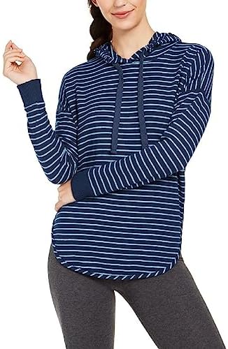 Alfani Cozy Knit Striped Hoodie