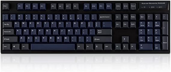 Leopold FC900RBT Navy/Blue Bluetooth PD Double Shot PBT Mechanical Keyboard Cherry MX Silent Red